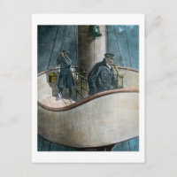 RMS Titanic Iceberg Ahead! Vintag Magic Lantern