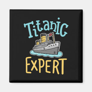 Rms Titanic Lustiger Experte Retro Kreuzfahrtschif Magnet