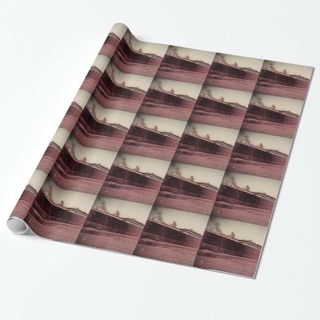 RMS Titanic Maiden Voyage Geschenkpapier (Ungerollt)