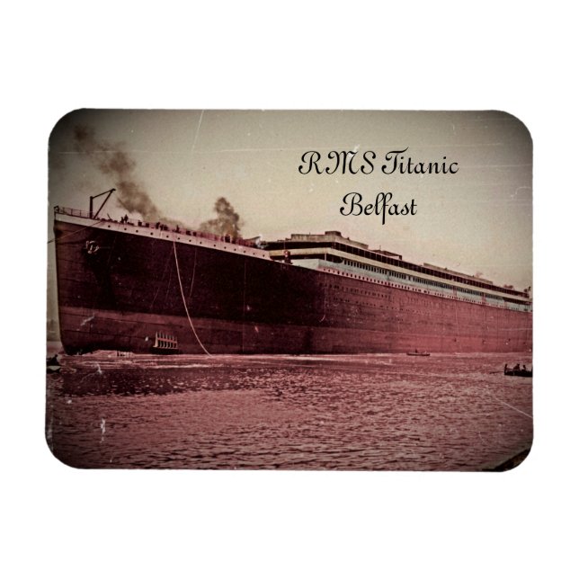 RMS Titanic Maiden Voyage Magnet (Horizontal)