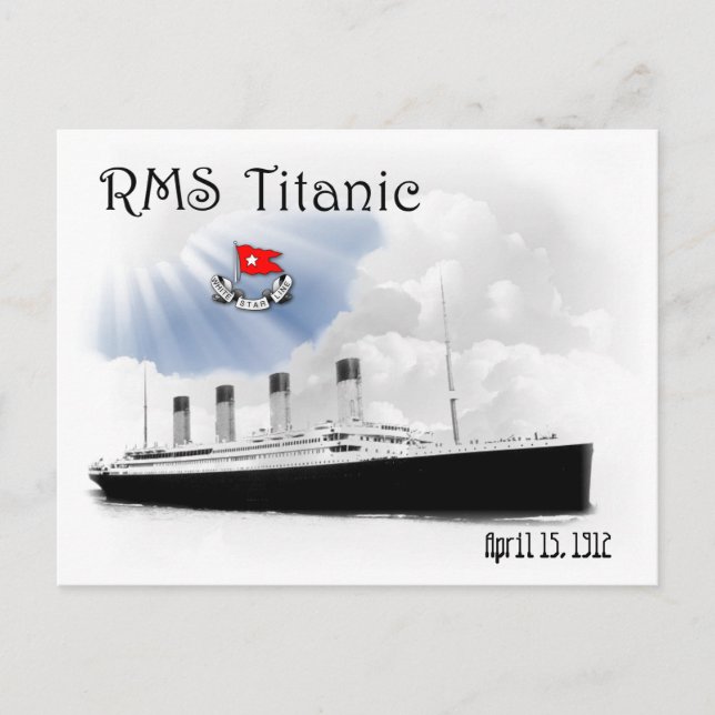 RMS Titanic Postkarte (Vorderseite)