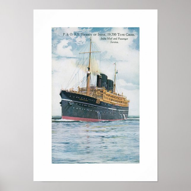 RMS Viceroy aus Indien Poster (Vorne)