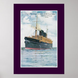 RMS Viceroy aus Indien Poster