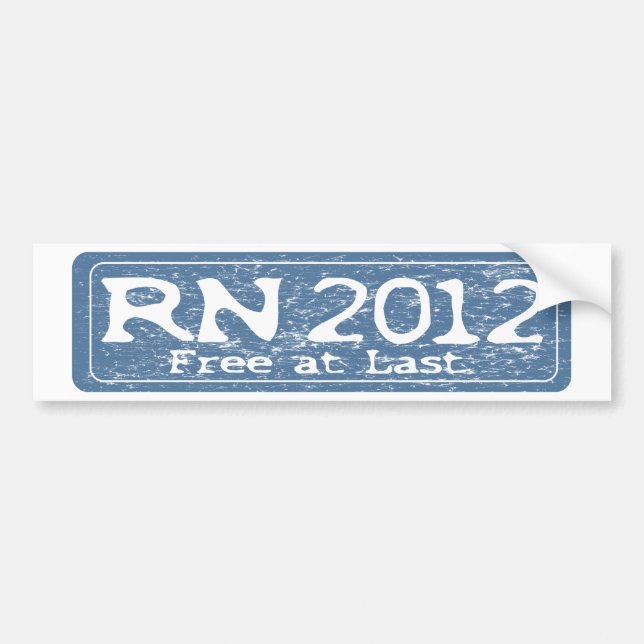 RN 2011 - Geben Sie schließlich frei Autoaufkleber (Vorne)