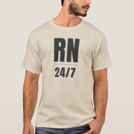 RN 24/7 | Registrierte Krankenpfleger Gestaltung T-Shirt