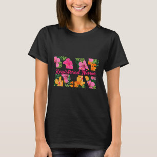Rn Aloha Nurse Tropical Blume Summer Hawaii Rn B T-Shirt