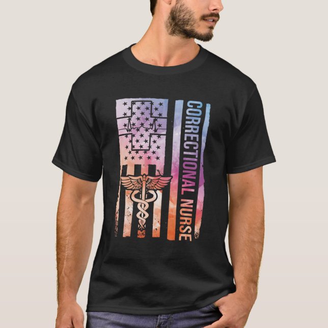 Rn Correction Nurse Prison Nursing Inmate Nurse T-Shirt (Vorderseite)