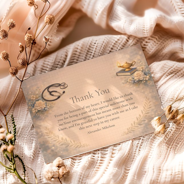 RN Graduation Pinning Ceremony Party Dankeskarte (Von Creator hochgeladen)