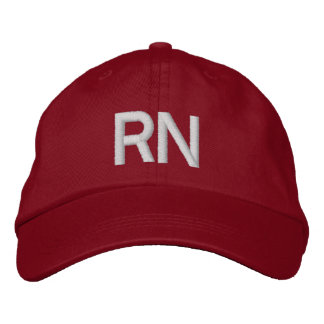 RN hat - rot Bestickte Kappe