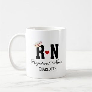 RN Infirmière inscrite au café Mug