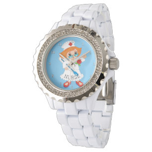 Rn-Krankenschwester-Geschenk-niedliche Armbanduhr