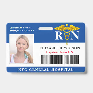 RN-Krankenversicherung  Foto-ID des Krankenhauses  Ausweis