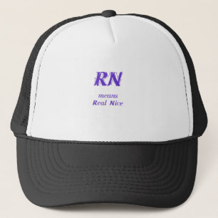 RN lila Truckerkappe