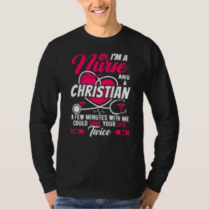 Rn Lvn Cna Nurse Grad Christliche Coole Nursing Gr T-Shirt