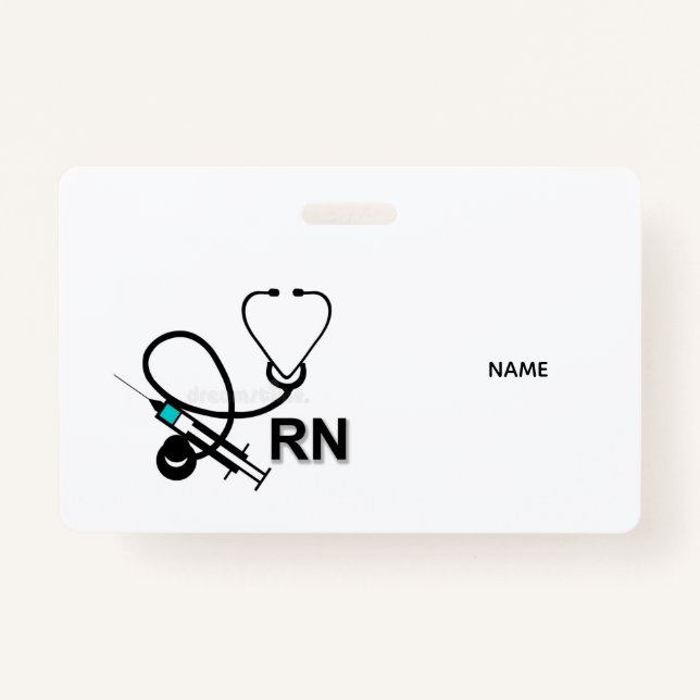 RN Name Badge Ausweis (Vorderseite)
