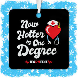 RN Nurse Abschluss I verdient Registered Nurse Ornament Aus Metall