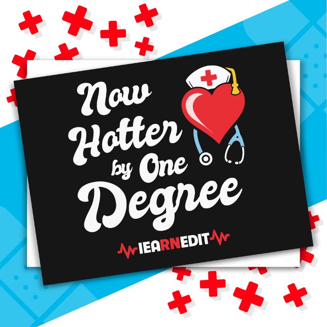 RN Nurse Abschluss I verdient Registered Nurse Postkarte (Von Creator hochgeladen)