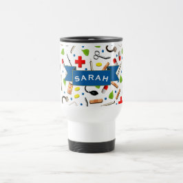 RN Nurse Abschluss Reisebecher