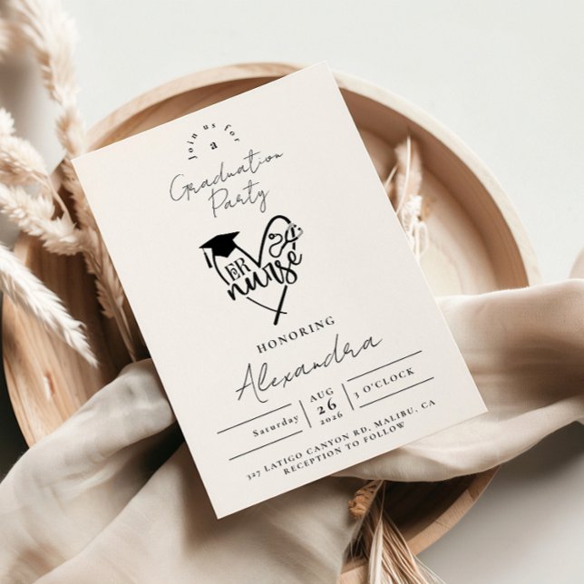 RN Nurse Graduation Party Einladung (Von Creator hochgeladen)