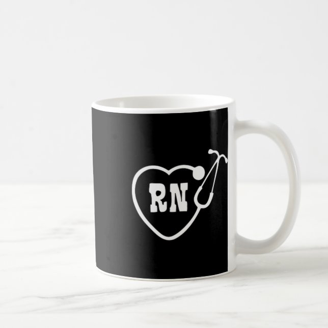 Rn Nurse Logo Kaffeetasse (Rechts)