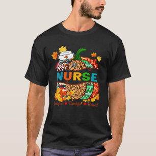 RN Nurse RN dankbar Dankbarkeit gesegnet Pumpkin T-Shirt