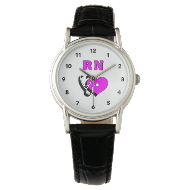 RN Nurses Care Armbanduhr (Vorderseite)