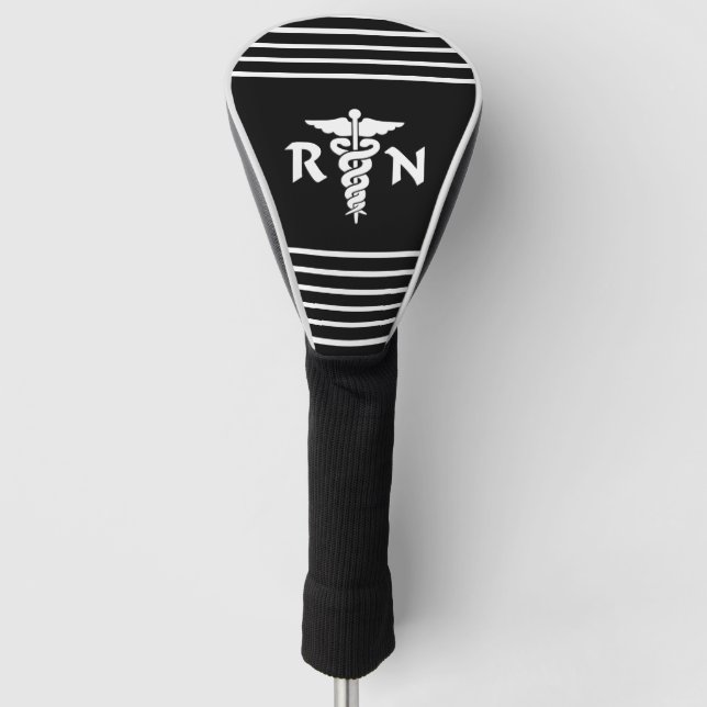 RN Nurses Symbol Golf Head Cover Golf Headcover (Vorderseite)