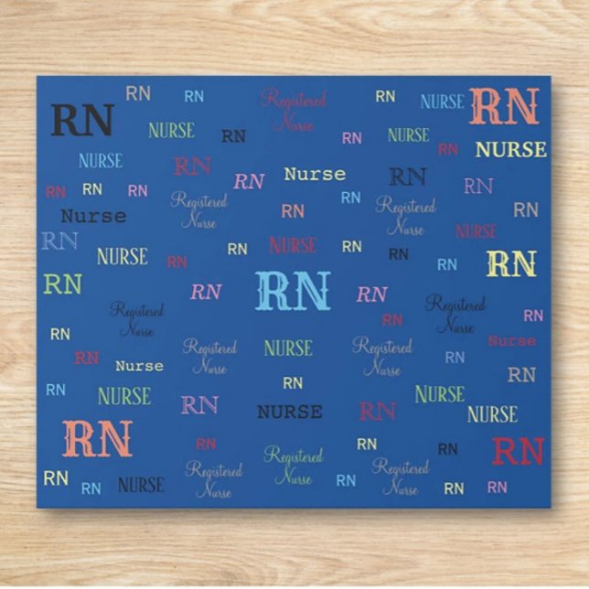 RN (REGISTRIERTES NURSE) Packpapier (Von Creator hochgeladen)