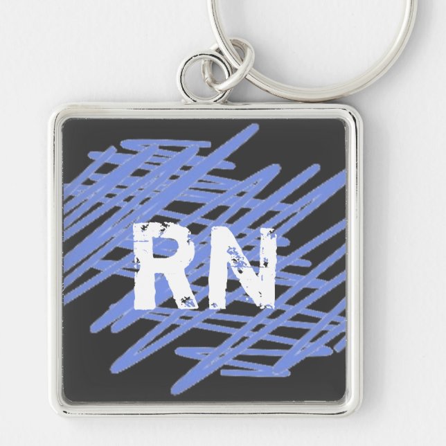 Rn-Schlüsselanhängerquadrat oder rundes Schlüsselanhänger (Vorne)