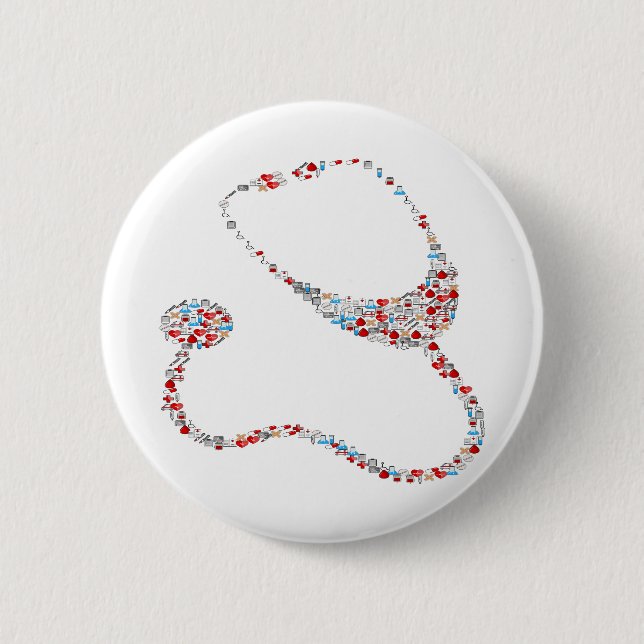 RN Stethoscope Button (Vorderseite)