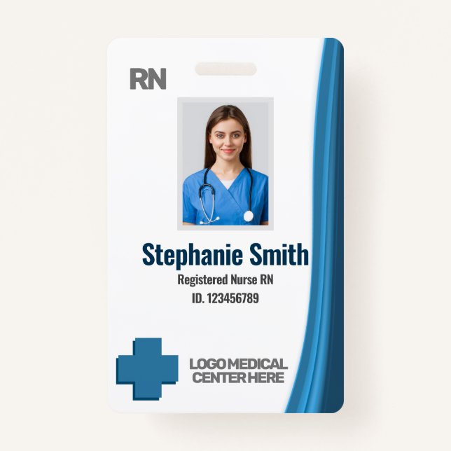 RNs Nurse-ID-Abzeichen für benutzerdefinierte Mita Ausweis (Vorderseite)