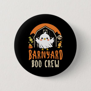 Rnyard Boo Crew - Süße Halloween-Bauernhoftiere Button