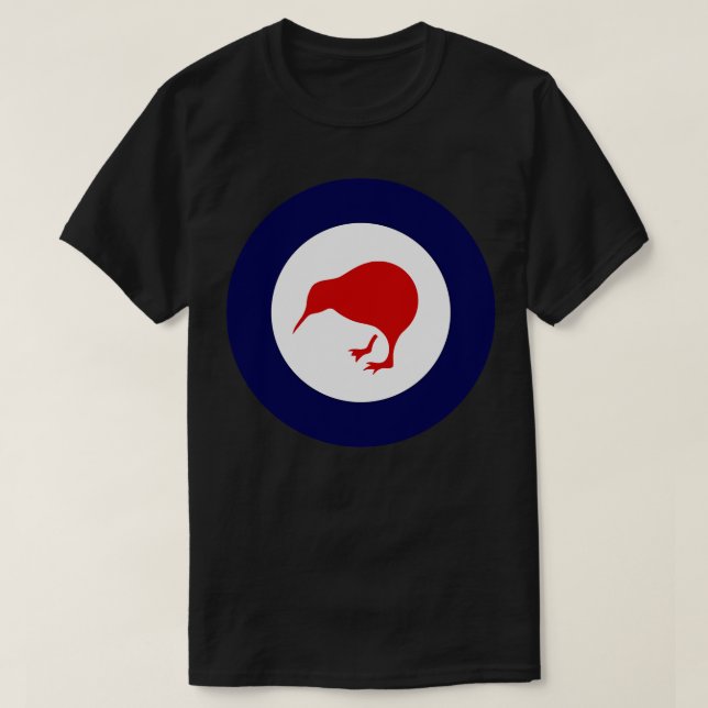 RNZAF Royal Neuseeland Roundel T-Shirt (Design vorne)