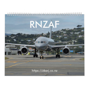 RNZAF - ZK-ARJ (Monat großer, 2 Seite) Kalender