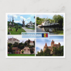 RO Barsana Kloster - Donaudelta - Sighisoara - Postkarte