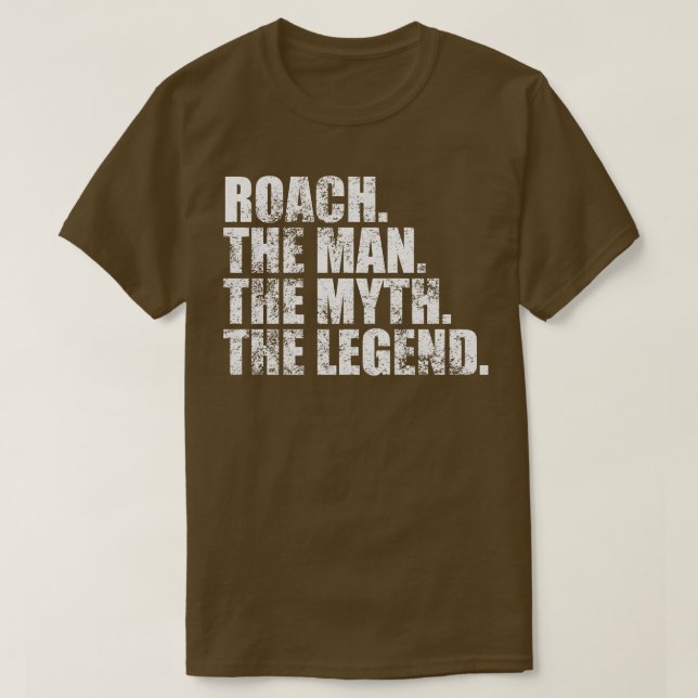 Roach Familienname Roach Nachname Roach Roach Surn T-Shirt (Design vorne)