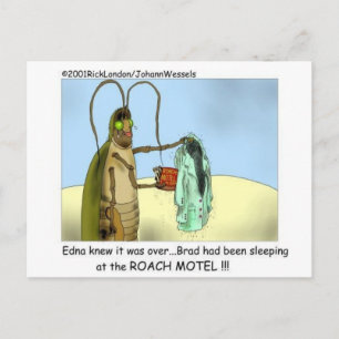 Roach Infidelity Funny Gifts, T-Shirts & Sammlerst Postkarte