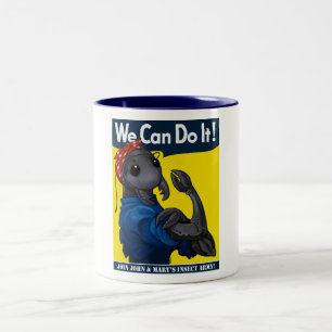 Roachie die Nieteneinschläger-Tasse Zweifarbige Tasse