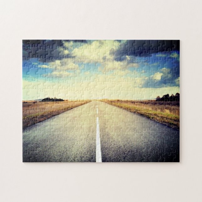 Road Jigsaw Puzzle Morning (Horizontal)