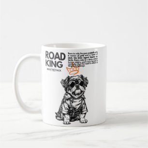 Road King Biker Dog Tasse Motorrad Geschenk