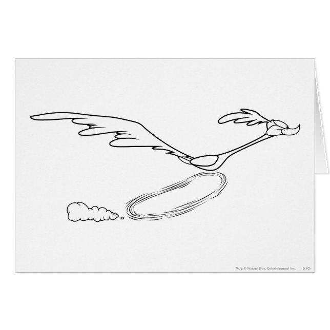 ROAD RUNNER™ en train de courir vite (Devant horizontal)