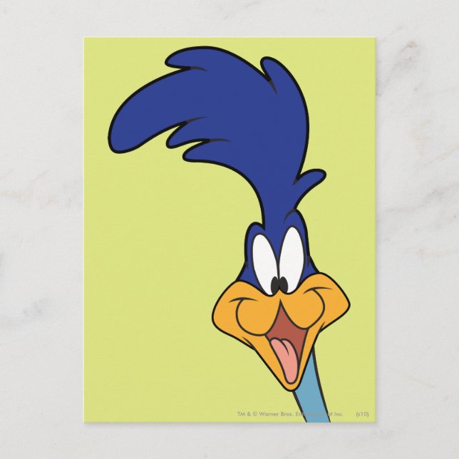 ROAD RUNNER™ Face Postkarte (Vorderseite)