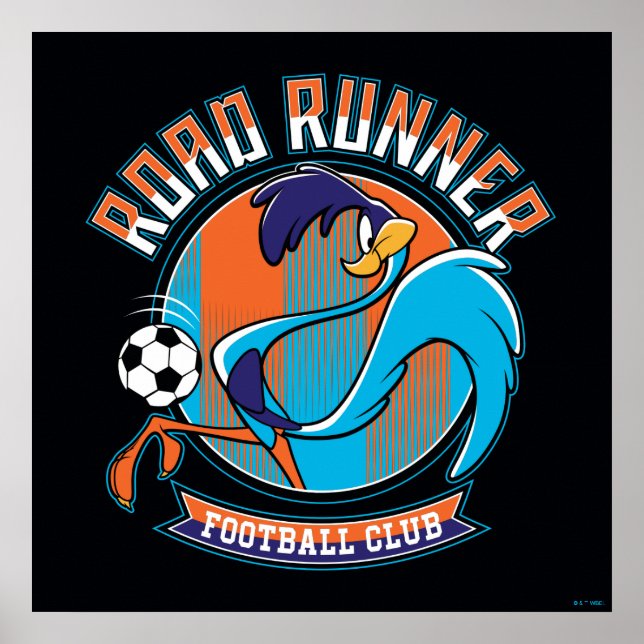 ROAD RUNNER™ Football Club Badge Poster (Vorne)