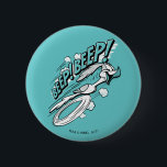 ROAD RUNNER™ REEP BEEP BEEP™™ Halftone Button<br><div class="desc">Karo in diesem Vintagen ROAD RUNNER™ Halbtondesign mit dem Aufdruck "BEEP BEEP!".</div>