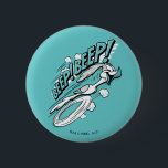 ROAD RUNNER™ REEP BEEP BEEP™™ Halftone Button<br><div class="desc">Karo in diesem Vintagen ROAD RUNNER™ Halbtondesign mit dem Aufdruck "BEEP BEEP!".</div>