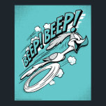 ROAD RUNNER™ REEP BEEP BEEP™™ Halftone Poster<br><div class="desc">Karo in diesem Vintagen ROAD RUNNER™ Halbtondesign mit dem Aufdruck "BEEP BEEP!".</div>