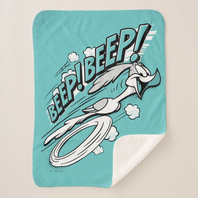 ROAD RUNNER™ REEP BEEP BEEP™™ Halftone Sherpadecke (Vorderseite)