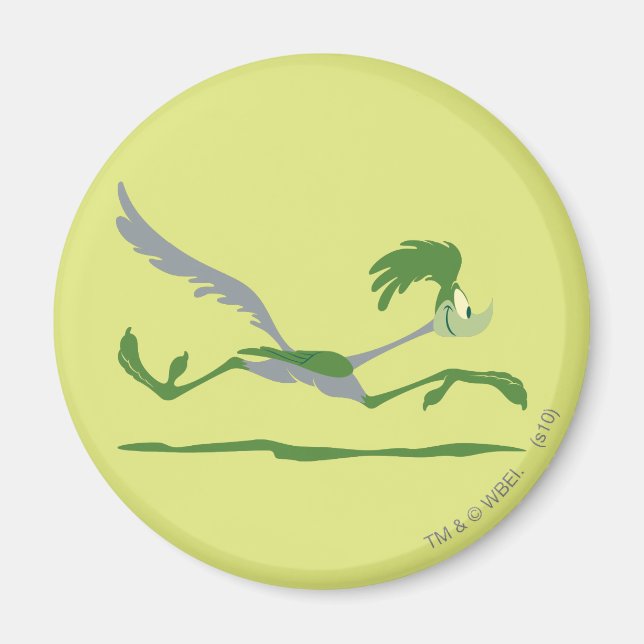 ROAD RUNNER™ Schnell unterwegs Magnet (Vorne)