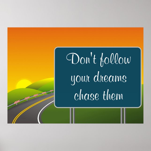 Road Sign Poster (Vorne)