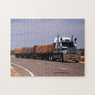 Road Train Truck Australia Lasseter Highway